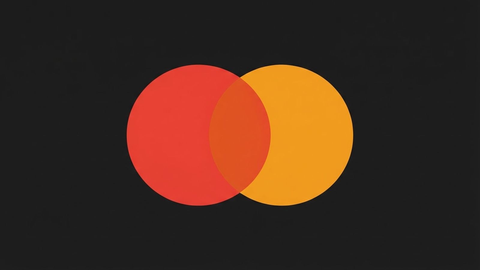 Pictogramme de paiement avec deux cercles superposés